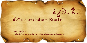 Ösztreicher Kevin névjegykártya